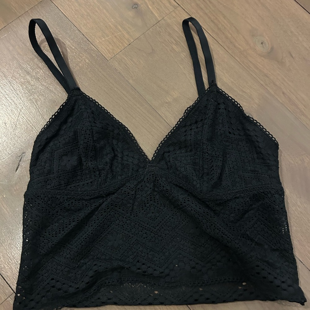 Chic Black Lace Bralette